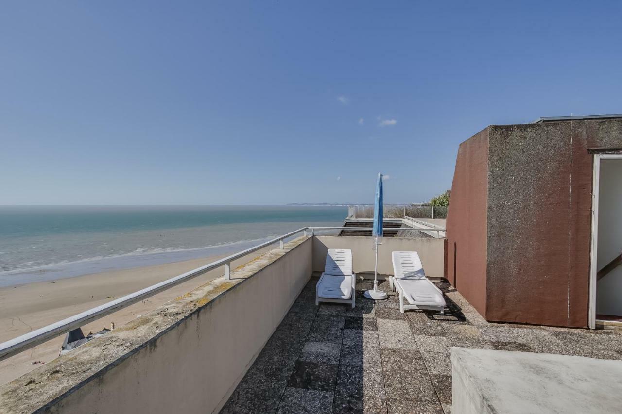 Duplex Apartment With Sea View And Roof Terrace Трувиль-сюр-Мер Экстерьер фото